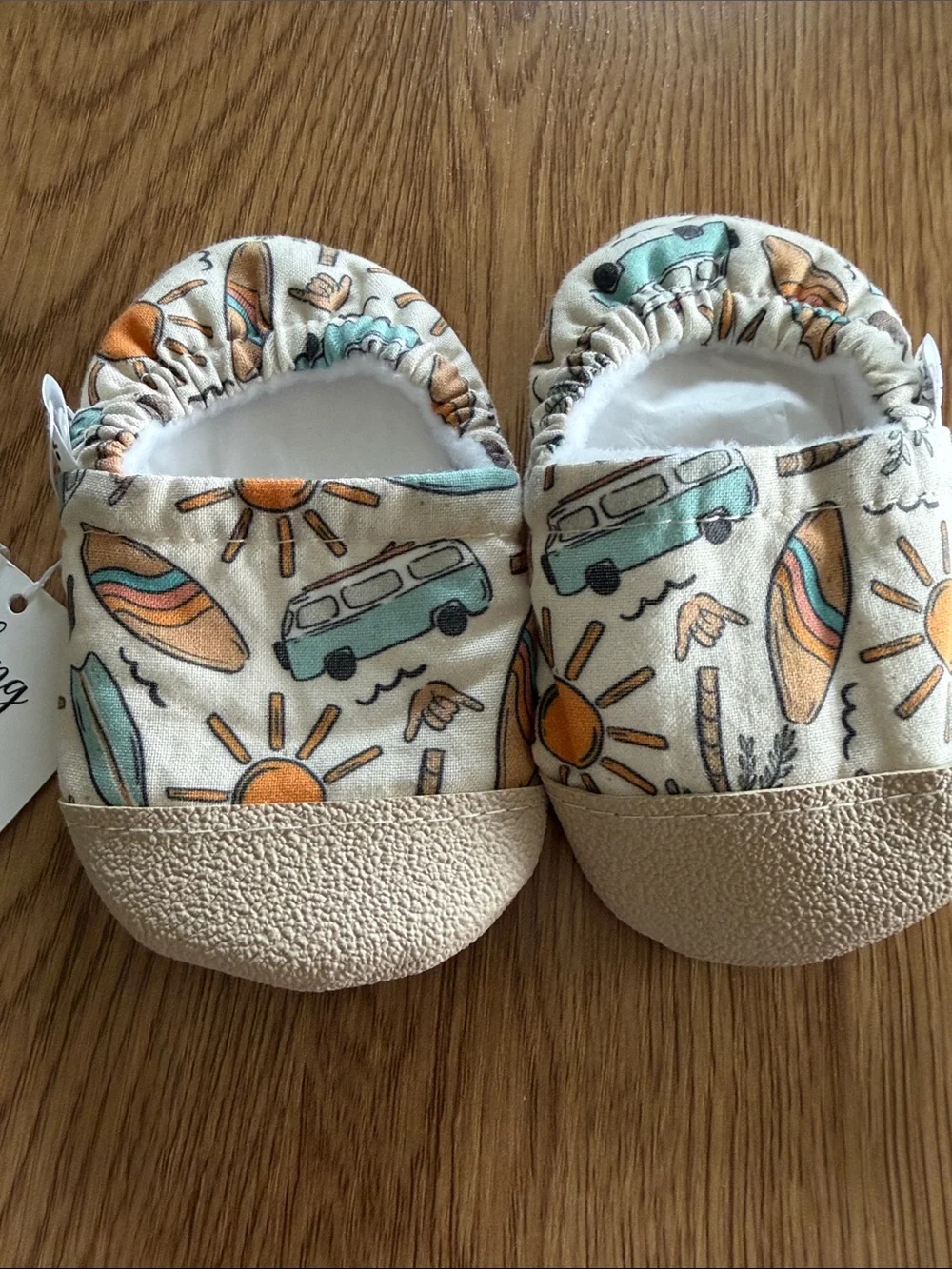 JamBam Surfer Beach Baby crib shoe booties